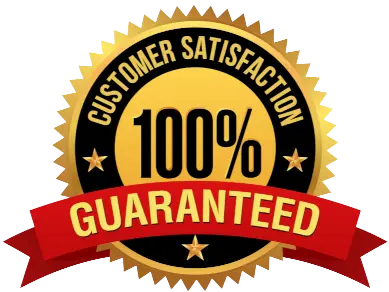 100% satisfaction guaranteed